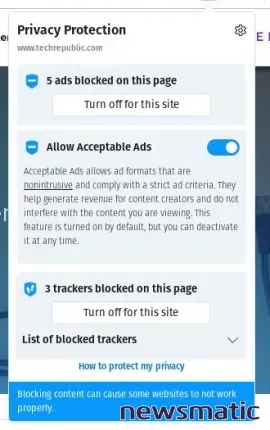 Cómo habilitar el bloqueo de anuncios en Opera: una guía paso a paso - Seguridad | Imagen 5 Newsmatic