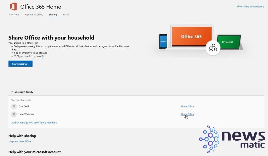 Cómo compartir y administrar Office 365 en tu negocio o hogar - Software | Imagen 11 Newsmatic