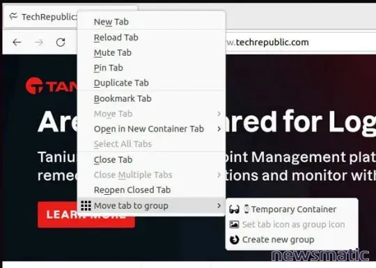 Cómo instalar y usar Simple Tab Groups en Firefox - Software | Imagen 2 Newsmatic