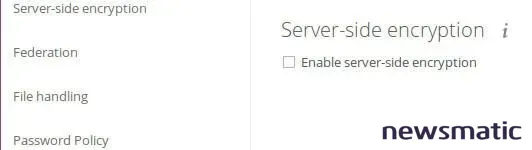 Cómo habilitar el cifrado del servidor en Nextcloud para mayor seguridad de datos - Seguridad | Imagen 2 Newsmatic