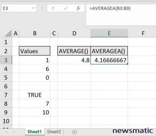 Funciones de promedio en Excel: AVERAGE() - Software | Imagen 2 Newsmatic