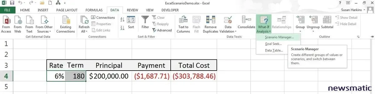 Domina el análisis de escenarios con Excel: ¡Aprende a utilizar esta poderosa herramienta! - Software | Imagen 3 Newsmatic