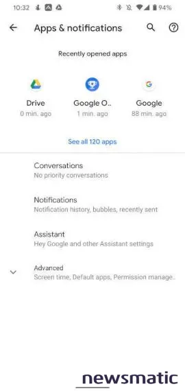 Cómo habilitar el historial de notificaciones en Android 11 - Móvil | Imagen 1 Newsmatic