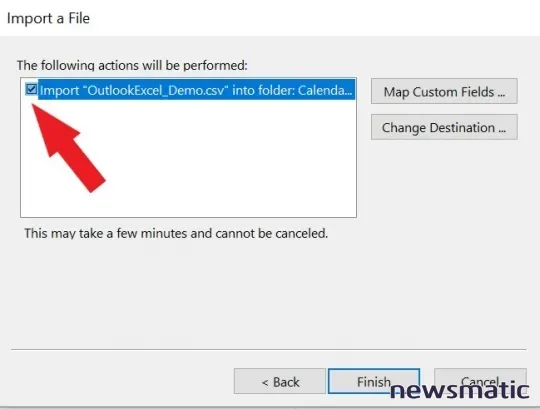 Convierte tus datos de Excel en eventos de calendario en Outlook - Software | Imagen 7 Newsmatic