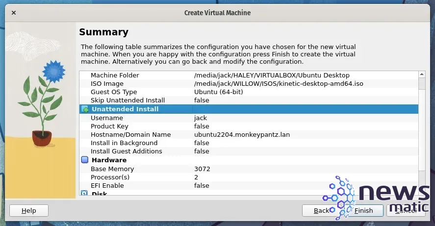 Cómo hacer una instalación desatendida en VirtualBox 7.0 - Desarrollo | Imagen 3 Newsmatic