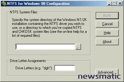 Cómo instalar NTFS for Windows 98 y leer unidades NTFS en Windows 95 - Microsoft | Imagen 1 Newsmatic