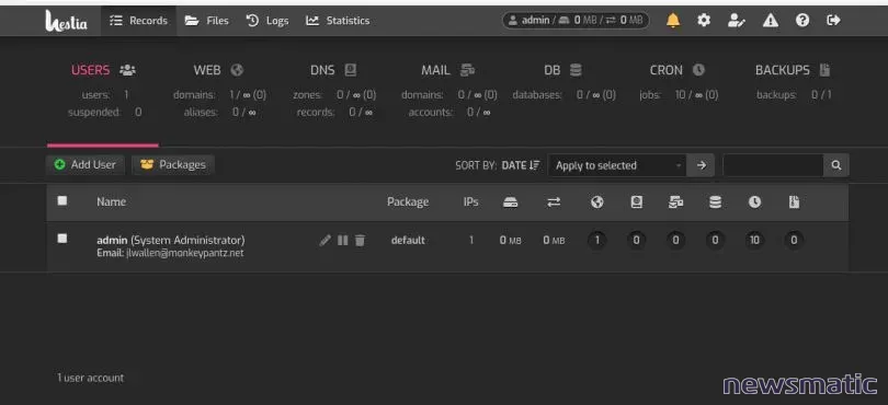 Cómo instalar Hestia Control Panel en Ubuntu Server 20.04 - Redes | Imagen 3 Newsmatic