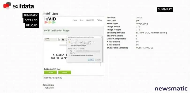 Desenmascarando Fake News: Cómo instalar y usar InVID - Software | Imagen 6 Newsmatic