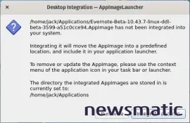 Cómo instalar y usar AppImageLauncher en tu escritorio Linux - Desarrollo | Imagen 4 Newsmatic
