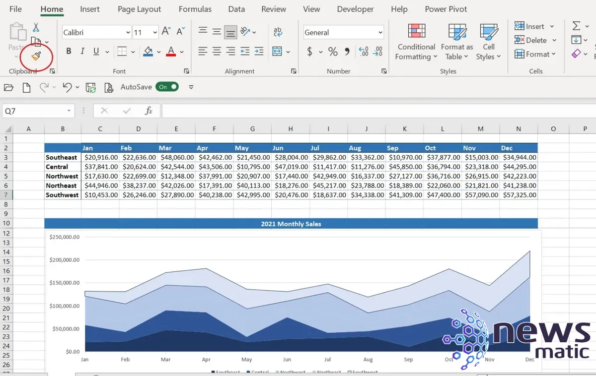 Cómo mejorar el aspecto de un gráfico de área en Microsoft Excel - Software | Imagen 11 Newsmatic