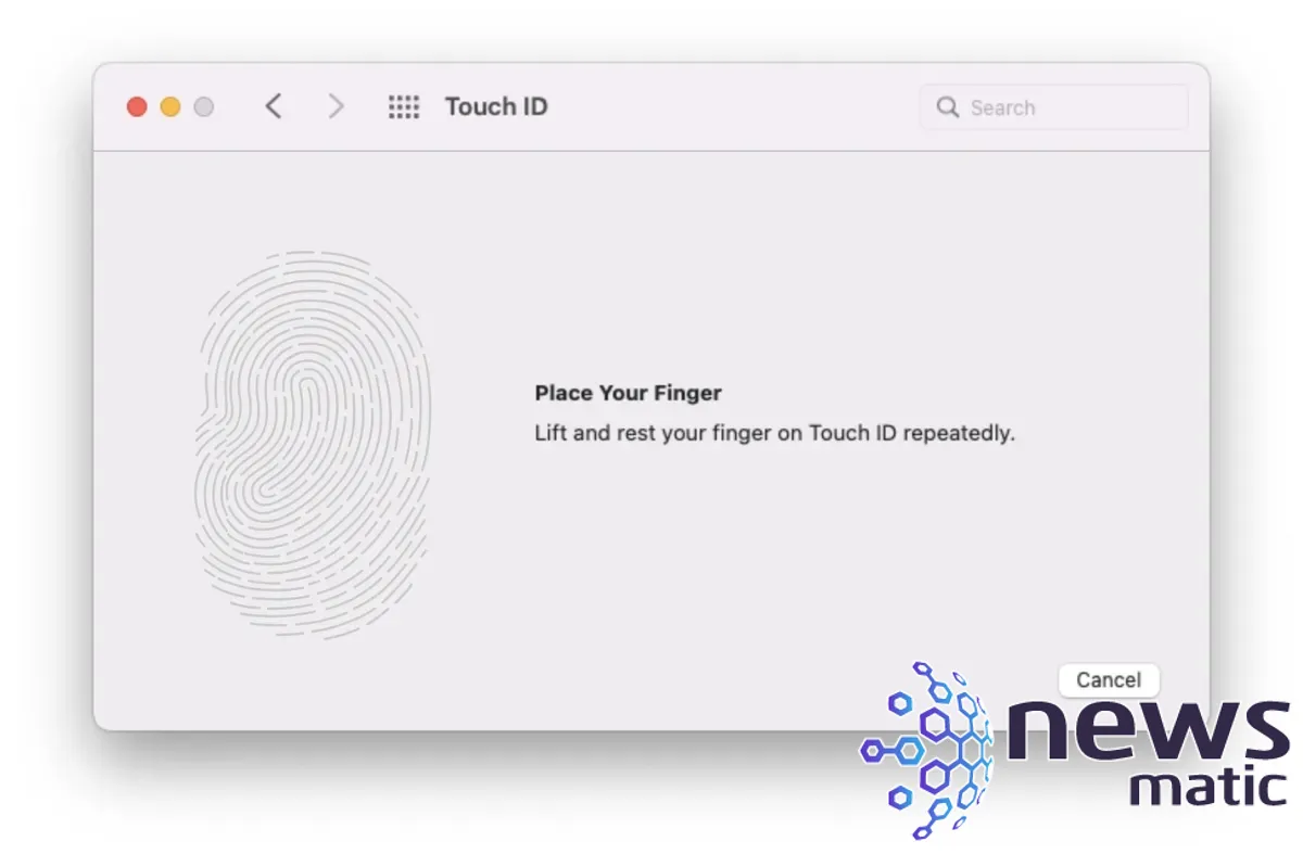 Cómo cambiar la configuración de Touch ID en MacBook Pro - Seguridad | Imagen 4 Newsmatic