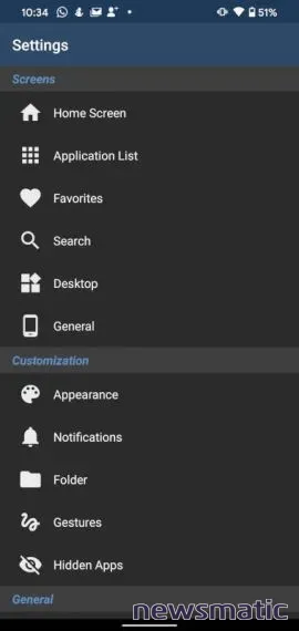 Lynx Launcher: Un lanzador de pantalla de inicio para Android limpio - Móvil | Imagen 4 Newsmatic