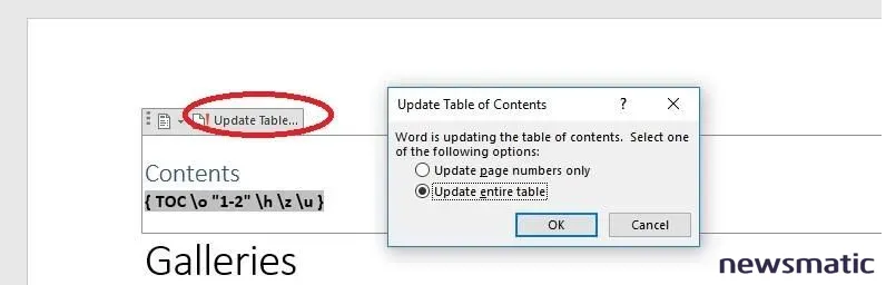 Cómo mostrar dos niveles en la tabla de contenido de Word 2016 - Software | Imagen 4 Newsmatic