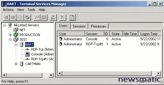 Cómo administrar Microsoft Windows 2000 Terminal Services y solucionar problemas - Hardware | Imagen 1 Newsmatic
