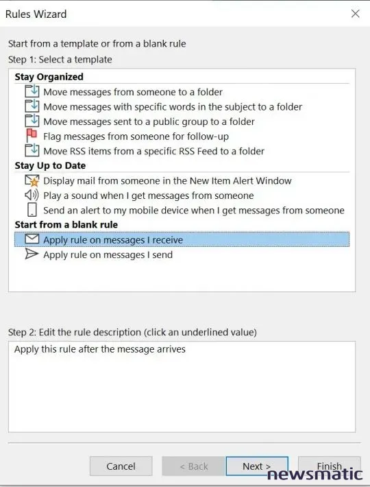 Cómo configurar una alerta de correo electrónico en Outlook para recibir notificaciones importantes - Software | Imagen 1 Newsmatic