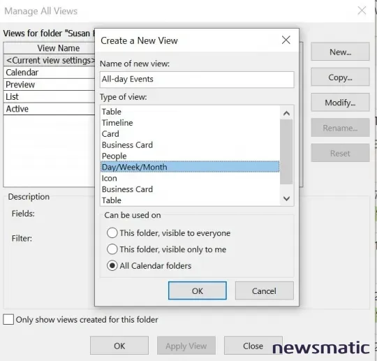 Cómo personalizar la vista de eventos en el calendario de Microsoft Outlook - Software | Imagen 1 Newsmatic