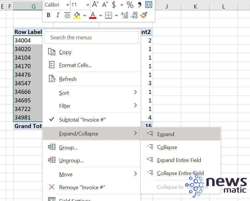 Cómo crear un grupo de PivotTable en Excel y mostrar los detalles agrupados - Software | Imagen 5 Newsmatic