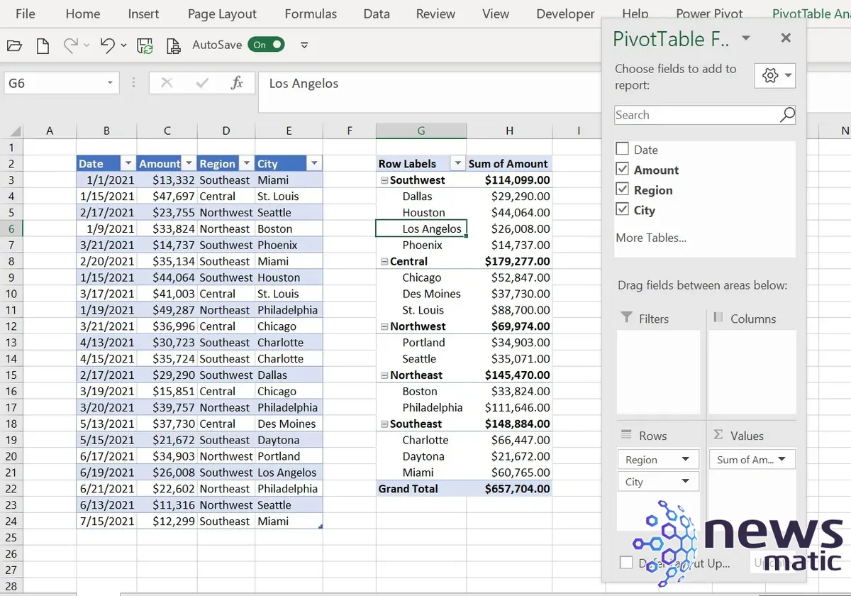 Cómo mostrar múltiples subtotales en una tabla dinámica de Excel - Software | Imagen 2 Newsmatic