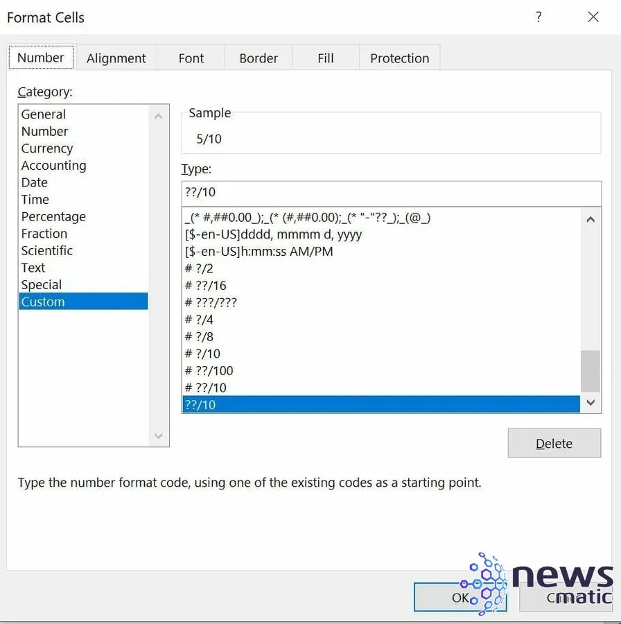 Cómo ingresar y formatear fracciones en Microsoft Excel