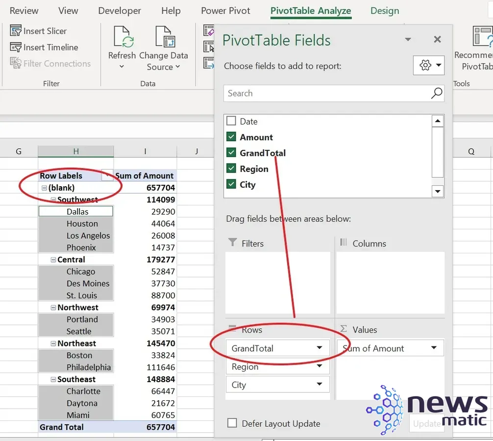Cómo agregar múltiples filas de totales generales en una tabla dinámica de Microsoft Excel - Software | Imagen 5 Newsmatic
