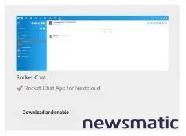 Nextcloud se impulsa a nuevas alturas empresariales con el soporte de Rocket.chat - Software | Imagen 1 Newsmatic