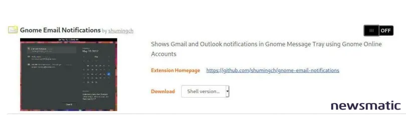 Cómo instalar la extensión de notificaciones de correo electrónico en GNOME - Nube | Imagen 2 Newsmatic