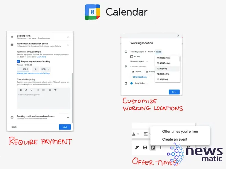 3 mejoras destacadas en Google Calendar: programación simplificada - Software | Imagen 1 Newsmatic
