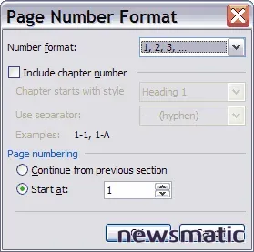 Cómo numerar páginas en Microsoft Word por secciones - Software | Imagen 3 Newsmatic
