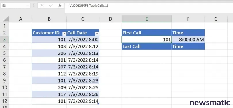 Cómo obtener la primera y última llamada del día en Excel - Software | Imagen 4 Newsmatic