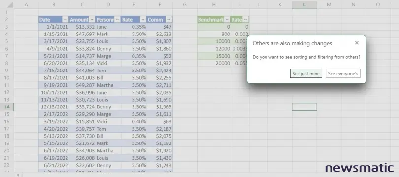 Cómo utilizar la vista de hoja para una colaboración más flexible en Excel - Software | Imagen 3 Newsmatic