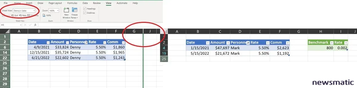 Cómo utilizar la vista de hoja para una colaboración más flexible en Excel - Software | Imagen 6 Newsmatic