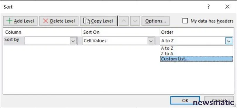 Cómo utilizar las opciones avanzadas de ordenamiento en Excel - Software | Imagen 4 Newsmatic