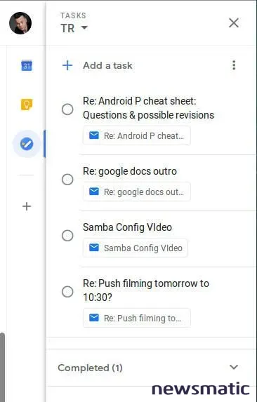 Google Tasks: La aplicación simple y efectiva para mantener tus tareas en orden - Software | Imagen 5 Newsmatic