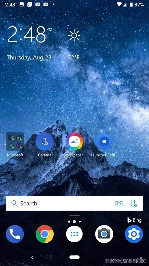 Cómo personalizar la pantalla de inicio en tu teléfono Android con Microsoft Launcher - Móvil | Imagen 3 Newsmatic