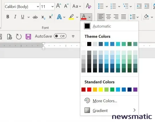 Cómo cambiar los colores de la paleta en Microsoft Office y agregar colores personalizados - Software | Imagen 4 Newsmatic