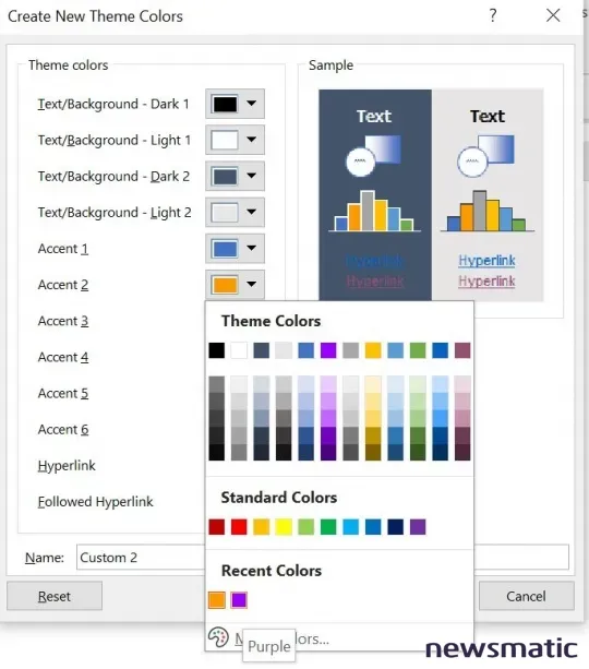 Cómo cambiar los colores de la paleta en Microsoft Office y agregar colores personalizados - Software | Imagen 5 Newsmatic