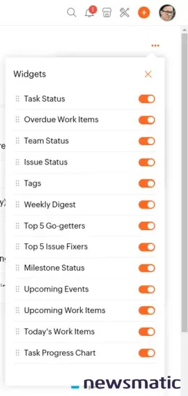 Cómo personalizar el panel de control de Zoho Projects para la gestión de proyectos - Software | Imagen 4 Newsmatic