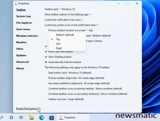 Cómo personalizar el menú de inicio y la barra de tareas en Windows 11 - Software | Imagen 2 Newsmatic