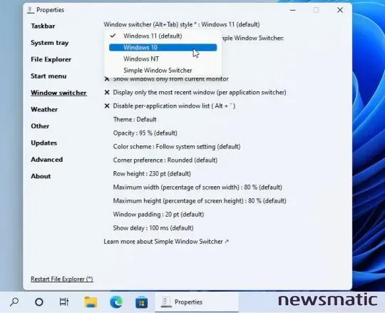 Cómo personalizar el menú de inicio y la barra de tareas en Windows 11 - Software | Imagen 5 Newsmatic