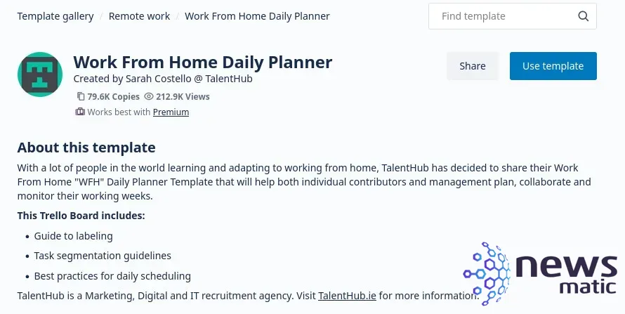 Cómo utilizar Trello como planificador diario para trabajar desde casa - Software | Imagen 4 Newsmatic