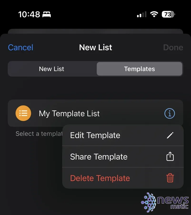 Optimiza tu tiempo con plantillas para tareas recurrentes en iOS 16 Recordatorios - General | Imagen 4 Newsmatic