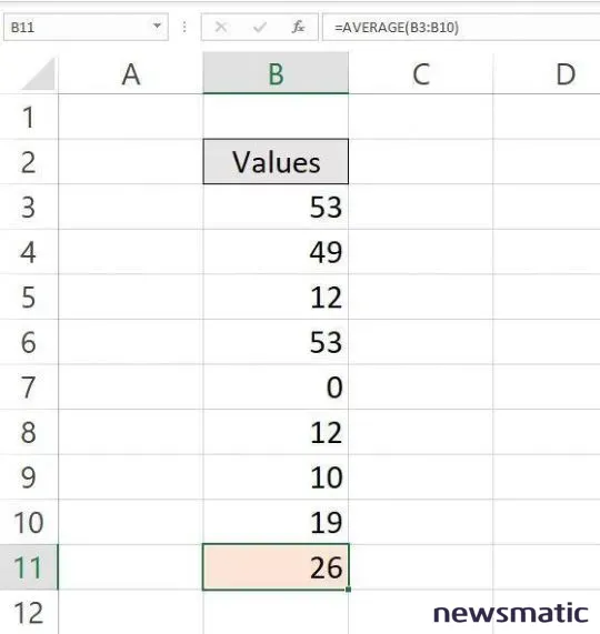 Cómo obtener un promedio ignorando valores duplicados en Microsoft Excel - Software | Imagen 1 Newsmatic