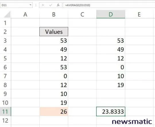 Cómo obtener un promedio ignorando valores duplicados en Microsoft Excel - Software | Imagen 3 Newsmatic