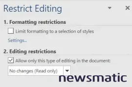 Cómo proteger el encabezado y pie de página en Microsoft Word sin proteger el cuerpo del documento - Software | Imagen 5 Newsmatic