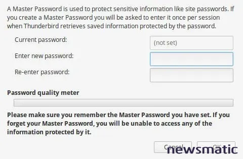 Cómo proteger tu correo electrónico con una contraseña en Thunderbird - Seguridad | Imagen 2 Newsmatic