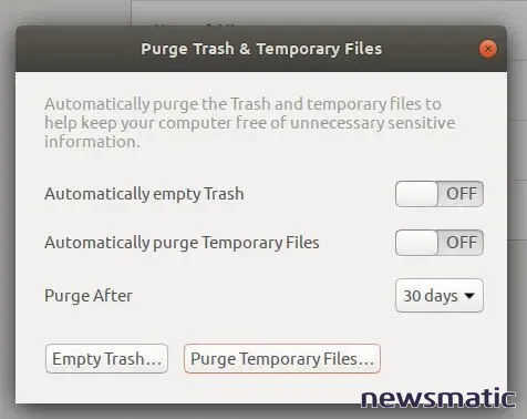 Cómo configurar la purga automática de archivos temporales y de la papelera en Ubuntu 18.04 - Seguridad | Imagen 1 Newsmatic