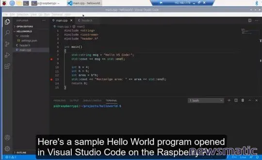 Visual Studio Code en Raspberry Pi: Una combinación poderosa y flexible para desarrollo - Desarrollo | Imagen 1 Newsmatic