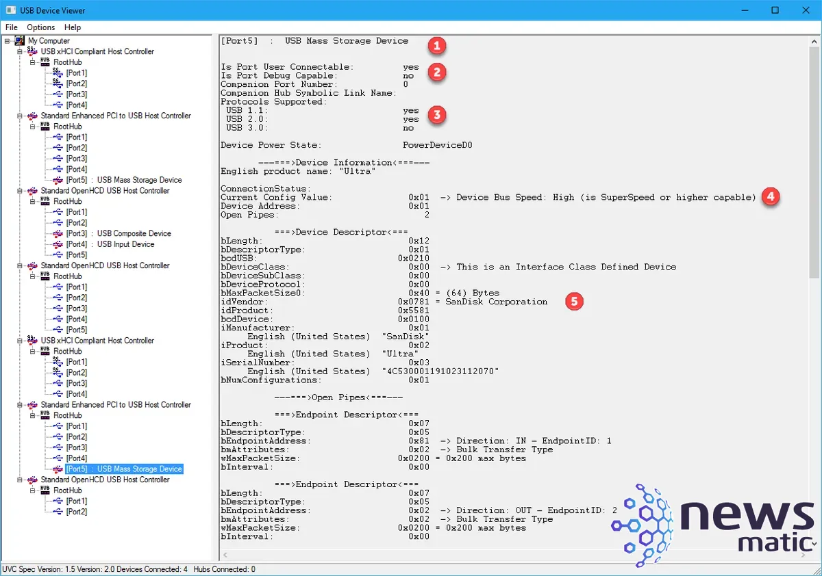 Cómo utilizar el USB Device Viewer para solucionar problemas de conexión USB en Windows - Software | Imagen 9 Newsmatic