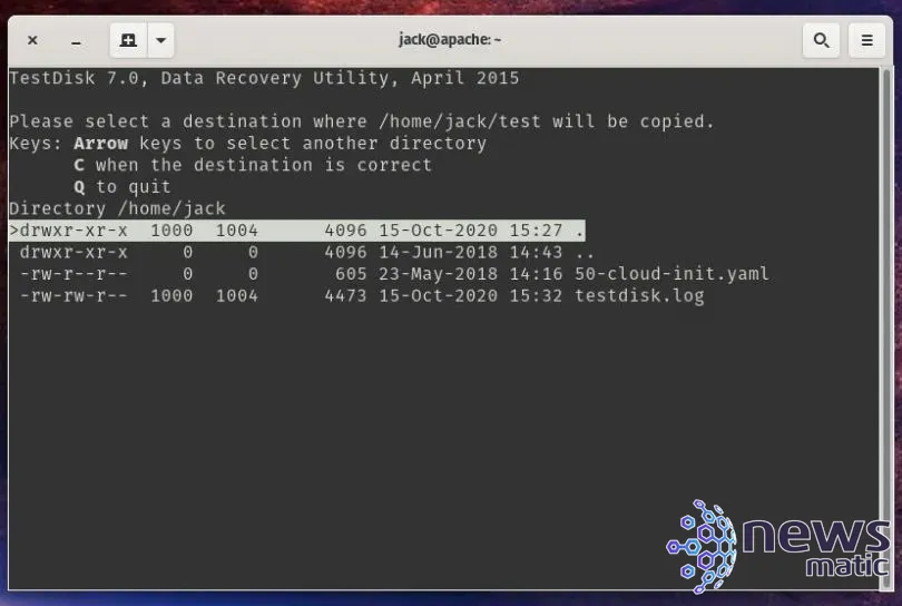 Cómo recuperar archivos eliminados en un servidor Linux usando TestDisk - Seguridad | Imagen 7 Newsmatic