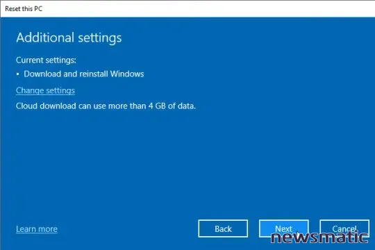 Cómo reinstalar Windows 10 desde la nube: Guía paso a paso - Software | Imagen 4 Newsmatic